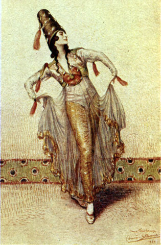А. Павлова - Сирийский танец. Худ. А. Стивене