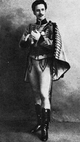 Рис. 37. М. Фокин - Друг Арлекина. 'Арлекинада'. Мариинский театр. 1900.