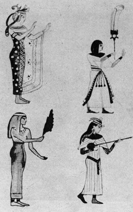 Рис. 54. 'Египетские ночи'. Рисунки М. Фокина. 1908