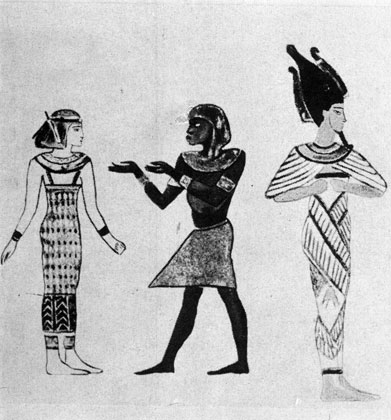 Рис. 56. 'Египетские ночи'. Рисунки М. Фокина. 1908.