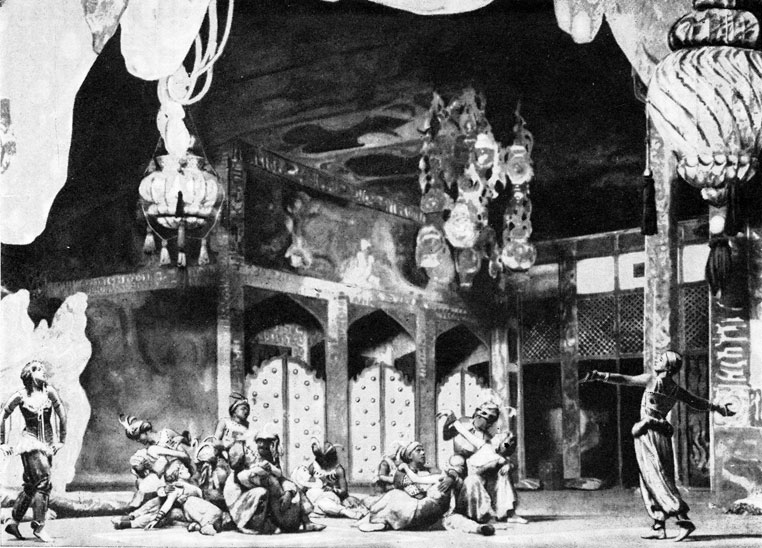 Рис. 73. 'Шехеразада'. Сцена из балета. Париж. 1910