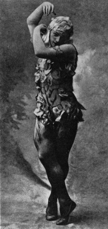 Рис. 99. В. Нижинский. 'Видение розы'. Париж. 1911